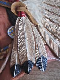 Vintage Troutman Limited Edition American Indian Chief Chalkware Wall Hangar. | eBay