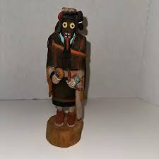 Hopi Kachina by Wilmen H. Hand Carved And Painted, Signed, 11” Tall | eBay UK