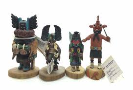 Sold at Auction: (4) Heard Museum Gift Kachina Dolls