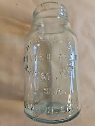 Antique HORLICKS MALTED MILK Half Pint BOTTLE JAR ...