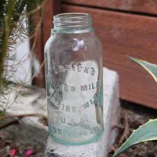 Vintage Glass Bottle, Horlicks, Malted Milk Bottle, Clear Glass ...