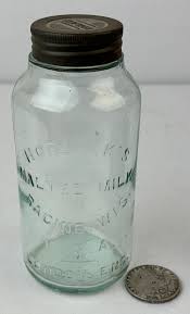 Sold at Auction: Antique Horlick's Malted Milk Aqua Glass ...
