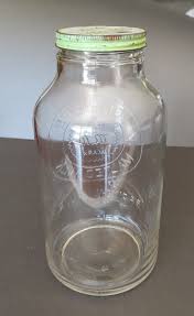 Vintage Horlick's Malted Milk Jar Racine Wisconsin 1/2 ...