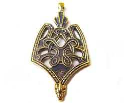 Ukraine trident bird necklace pendant,ukraine logo jewelry ...