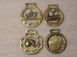 Lot Of 4 Metal Bronze Horseshoes Decorative Display Art Knick Knack Wall Designs | eBay