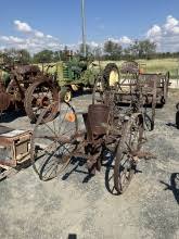 Antique 1 bottom horse drawn walking lister plow | Proxibid