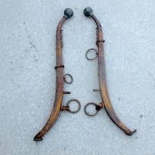 Horse Hames Matching Set - Wood and Rusty Iron Barn Decor - Farm Find - Rustic Primitive - Etsy