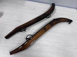 Antique Horse Hames Collar Yokes Harness Tack Wood And Rusty Collector Restored | eBay