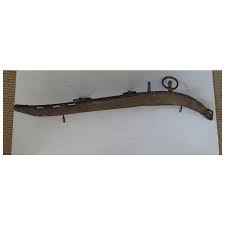 Primitive Draft Horse Harness Piece now as Hanging Hooks Half of a set. For Sale at Ruby Lane