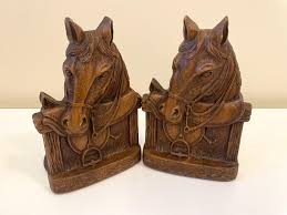 Syroco Wood Bookends - Etsy