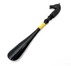 Black Horse Head Shoe Horn Vintage Plastic Equestrian | eBay