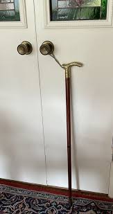 3 Piece Vintage Brass Cane Wood Walking Stick Collectible 34” Tall | eBay UK