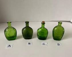 Choice of Green Wheaton Thomas Jefferson Glass Bottle (D) or ...