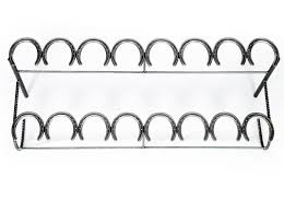 Rustic Double Decker Horseshoe Boot Rack - 8 pairs - The ...