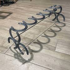 Horseshoe Boot Rack, Western Style Decor, Rustic Home Decor ...
