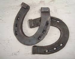 Vintage Two Horseshoe, Metal Horseshoe, Lucky Horseshoe ...