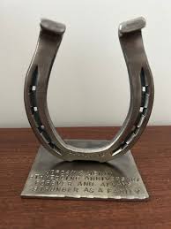11th Anniversary Gift -decorative Horseshoe - Steel Wedding ...