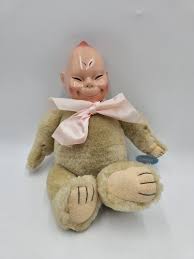 Horsman Lucky BILLIKEN Jointed Plush Furry Body & Vinyl Head ...