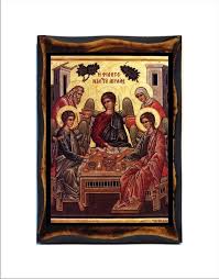 Philoxenia of Abraham Icon - Byzantine Art - Catholic Holy ...