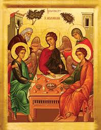 Icon of the Hospitality of Abraham (Holy Trinity)- 20th c ...