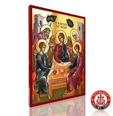 The Icon of the Holy Trinity (Philoxenia of Abraham ...