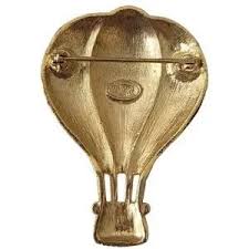 Trifari | Jewelry | Trifari Gold Tone Hot Air Balloon Pin ...
