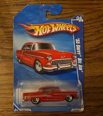 Hot Wheels 1955 Chevrolet Bel Air Red with Silver Stripes ...