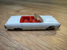 Vintage 1999 Hot Wheels '64 Lincoln Continental White Convertible With Red Interior- Very Good Condition - Etsy