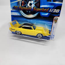 70 Plymouth Superbird #1 * 5sp Rims Rare * Hot Wheels 2006 ...
