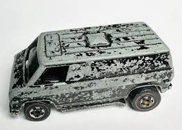 Hot Wheels Redline 1974 Super Van Black Vintage Diecast w ...