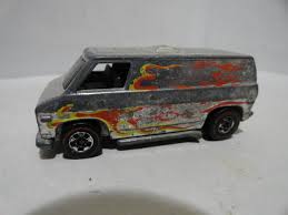 Hot Wheels Redline Super Van 1974 Chrome Silver with Flames ...