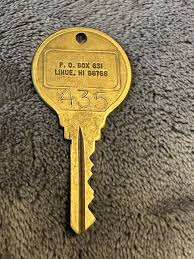 Vintage-***RARE*** Key #435-With Man Drinking!-P.O. Box!!!!!! | eBay