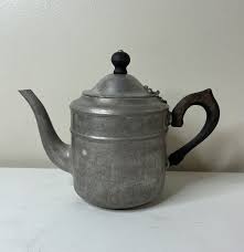 Vintage Wearever No 41 Aluminum Teapot, Vintage Wood Handle ...