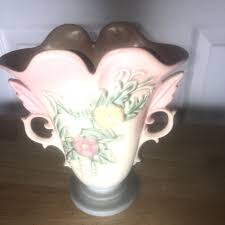 Vintage Hull Art Pottery Vase W 9 Wild Flower 8 1/2" Tall ...