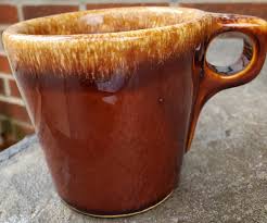 Vintage Hull Pottery Coffee Pot/carafe W/ 4 Hull Mugs. Brn Glazed. 50s to 70s Era - Etsy