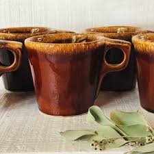 Vintage 3 1/2" Brown Drip HULL Pottery Coffee Mugs Vintage Brown Drip Pottery Large Mugs, Vintage Brown Pottery Hot Chocolate Mugs Cups - Etsy