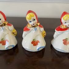 Vintage Hull Red Riding Hood Salt and Pepper Set Kitchen Kitsch - Etsy