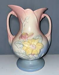 Vintage Hull Pottery Magnolia Double Handled Vase USA ...