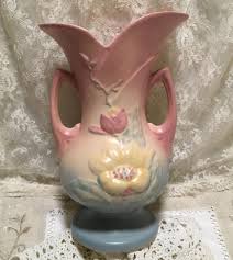 Vintage Hull Pottery Magnolia Vase Blue Pink Yellow, Art ...
