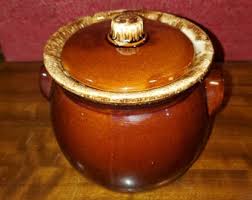 Vintage, Ceramic, Brown Drip, by Hull, Oven Proof, 2 Qt ...