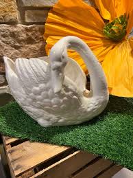 Vintage Ceramic Swan Planter – Jackson Square