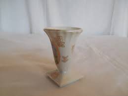 Porcelain cornucopia small vase Japan 3" | eBay