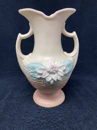 Hull Pottery Water Lilly 9-1/2 Inch 2 Handled Vase | eBay