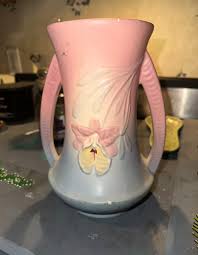 Hull Art Pottery Floral Vase, Orchid Line 1938, 304-9” | eBay