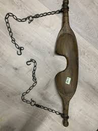 Antique Wooden Milk Maid Churn Yoke Holder Carrier | eBay ...