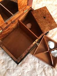 Luxury Rare Royal Vintage Thuya wood jewellery Box With Key Christmas gift idea | eBay