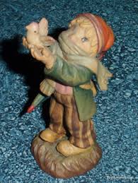 3" Anri Hand Carved Wooden Figurine "Freedom Bound" Boy ...