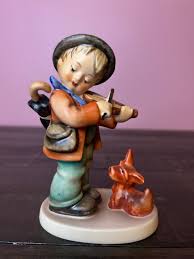 1970s Vintage Goebel Hummel Figurine; Puppy Love 1- TMK--5 ...
