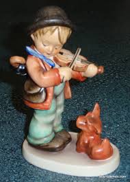 Puppy Love" Goebel Hummel Figurine #1 Boy With Violin ...