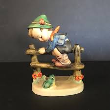 Goebel Hummel 1948 Boy on Fence with Frog Figurine Retreat ...